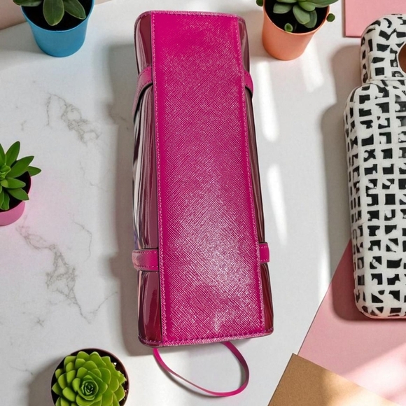 Kate Spade Kenzie Small Tote Dark Raspberry (New) - Picture 3 of 10